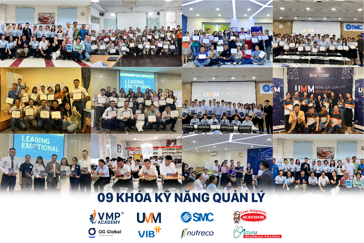09 khóa đào tạo kỹ năng cho nhà quản lý.