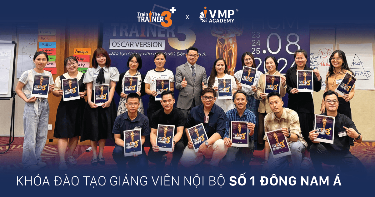 Khóa đào tạo giảng viên nội bộ số 1 Đông Nam Á. Khóa đào tạo giảng viên nội bộ số 1 Đông Nam Á.