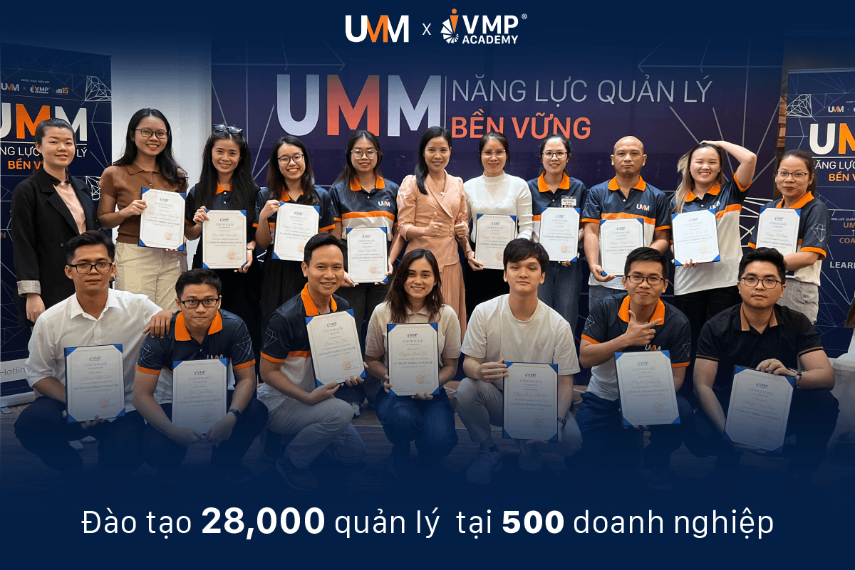Khóa đào tạo quản lý cấp trung - UMM. Khóa đào tạo quản lý cấp trung - UMM.