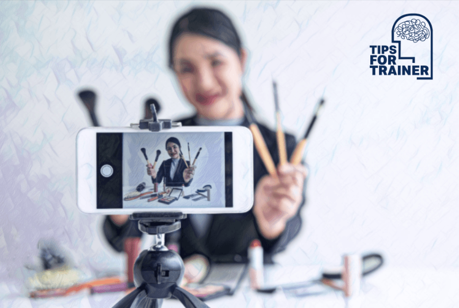 Sử dụng thiết bị quay video bài giảng đơn giản