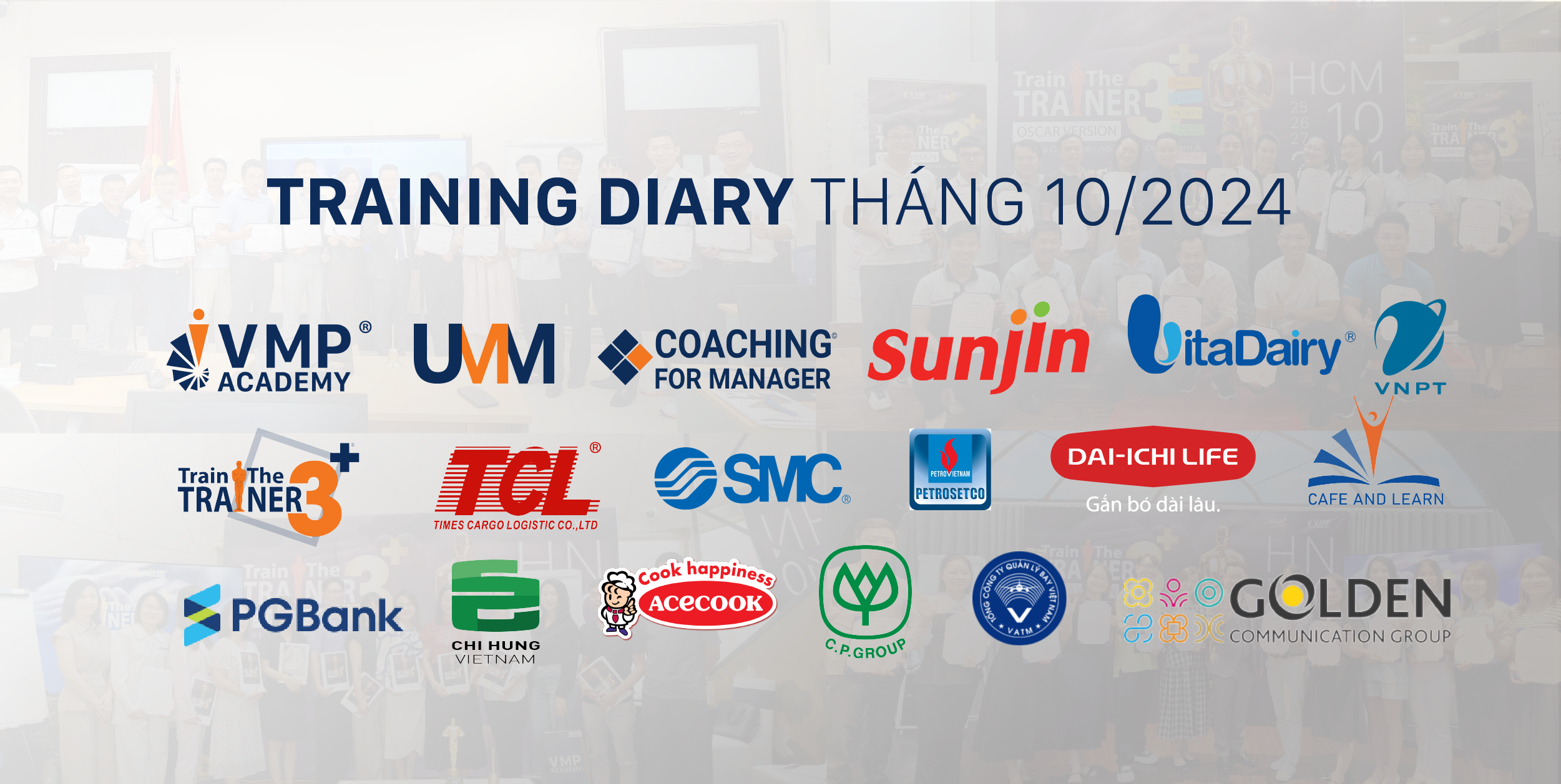 Training Diary tháng 10.2024 - 37 khóa học quản lý.