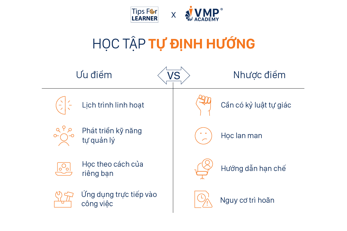 Ưu nhược điểm của phương pháp học tập tự định hướng. Ưu nhược điểm của phương pháp học tập tự định hướng.