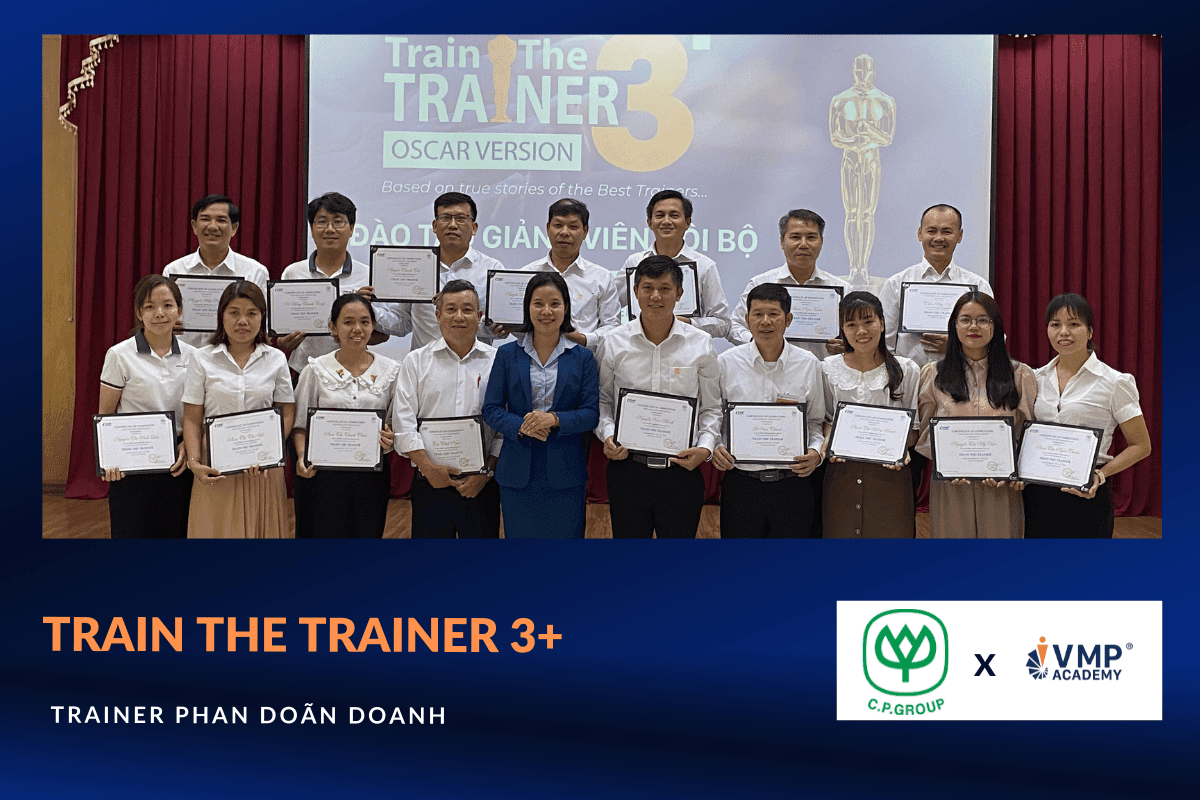 Hoàn thiện kỹ năng dẫn giảng với đội ngũ Trainer thuộc CP Group. Hoàn thiện kỹ năng dẫn giảng với đội ngũ Trainer thuộc CP Group.