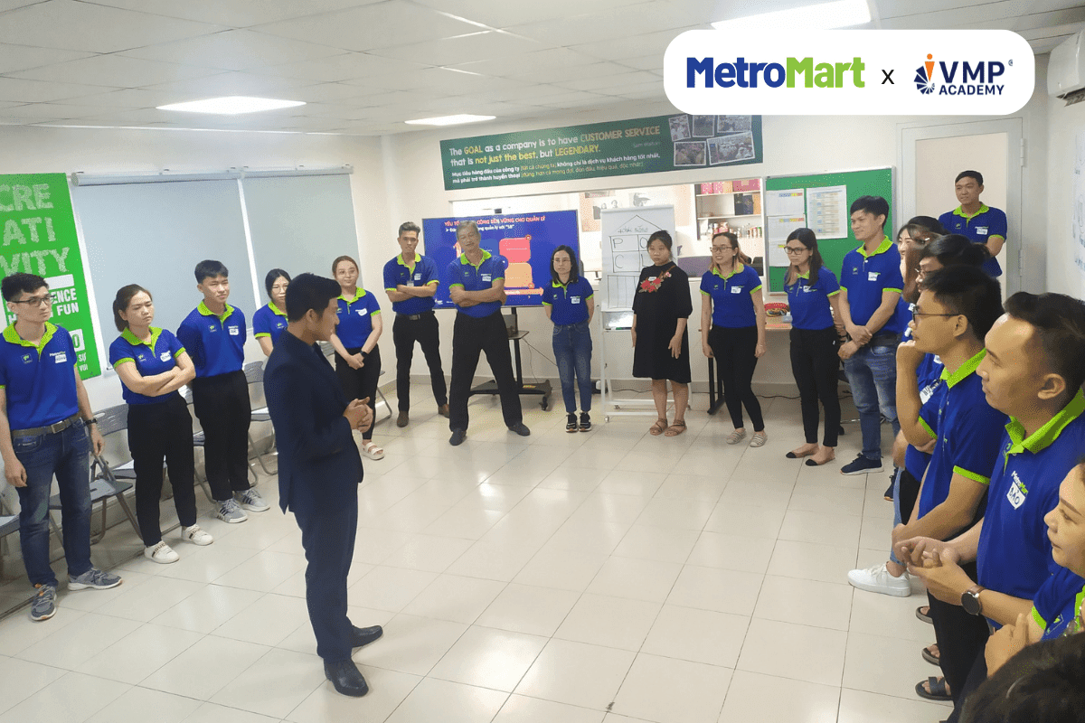 Khóa đào tạo kỹ năng thiết yếu cho quản lý dành riêng cho Metro Mart. Khóa đào tạo kỹ năng thiết yếu cho quản lý dành riêng cho Metro Mart.