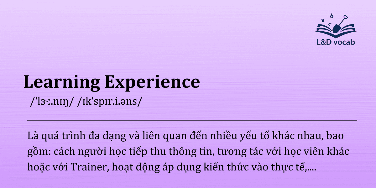 trải nghiệm học tập là gì