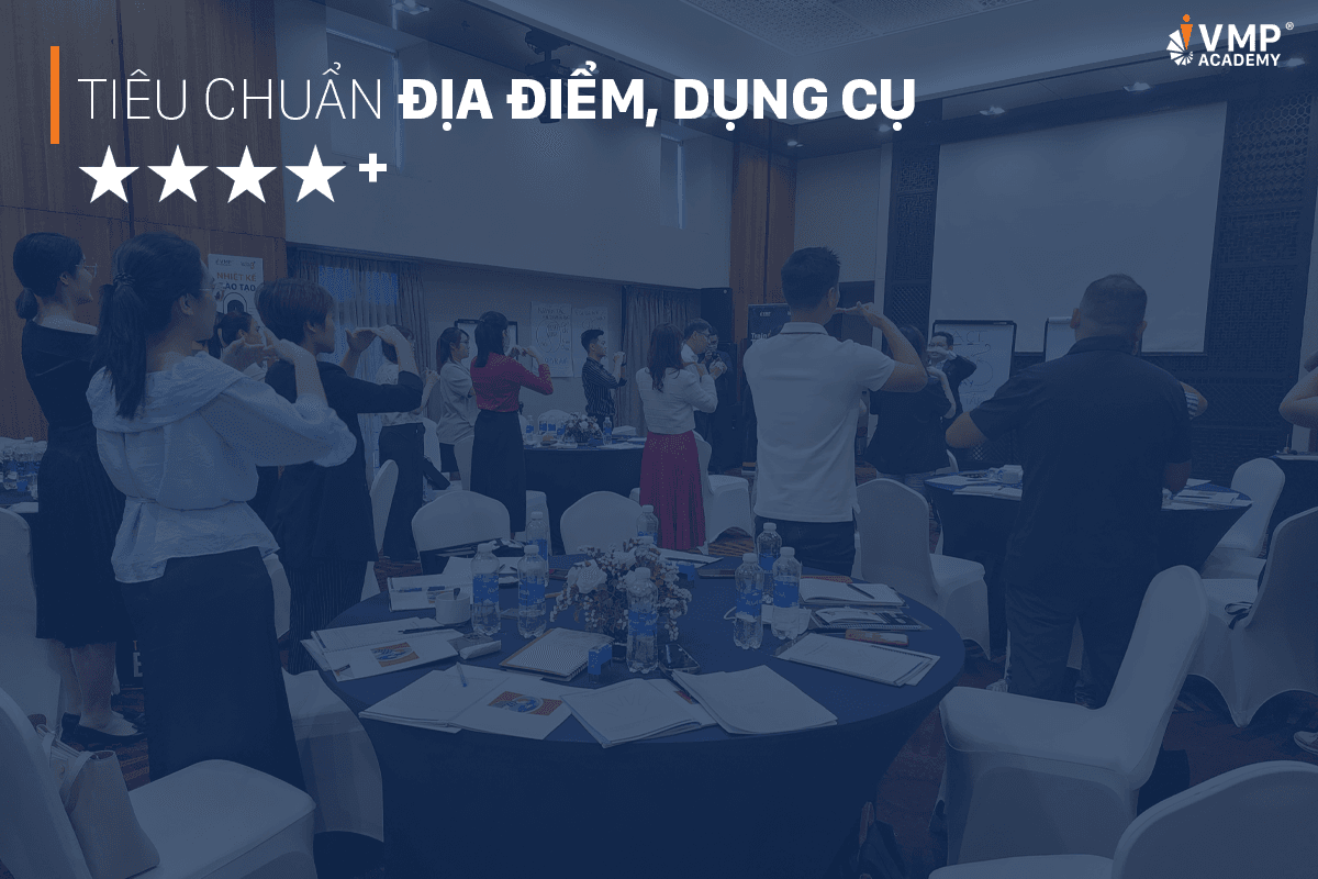 Tiêu chuẩn đào tạo quản lý về địa, điểm, dụng cụ. Tiêu chuẩn về địa, điểm, dụng cụ đào tạo.