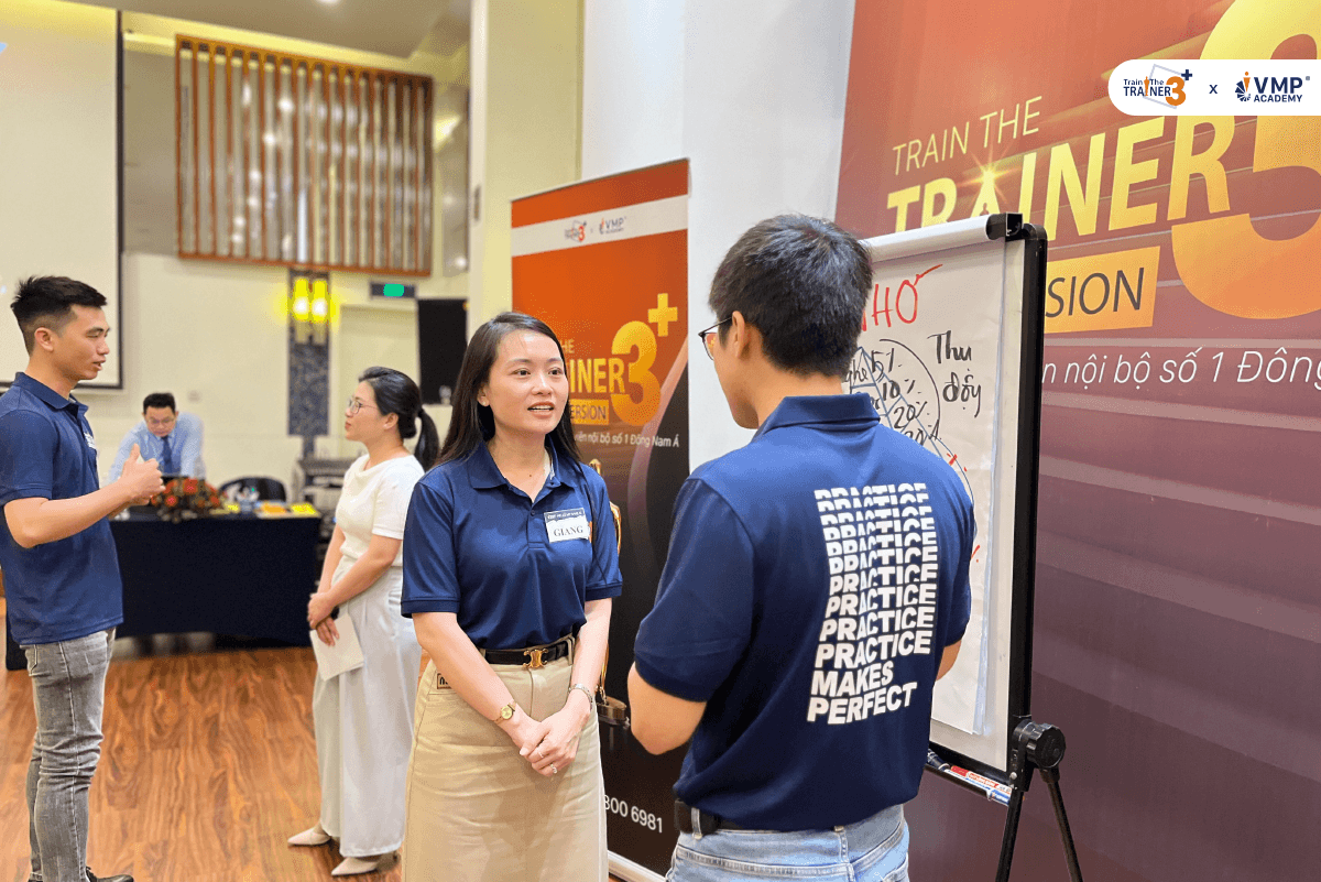 Phương pháp đào tạo tại khóa Train The Trainer 3+ giúp người học dễ dàng làm được. Phương pháp đào tạo tại khóa Train The Trainer 3+ giúp người học dễ dàng làm được.