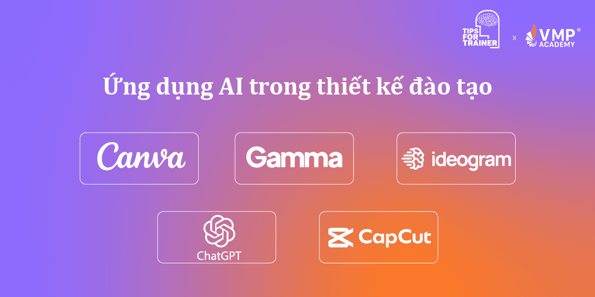 Ứng dụng AI trong thiết kế đào tạo.
