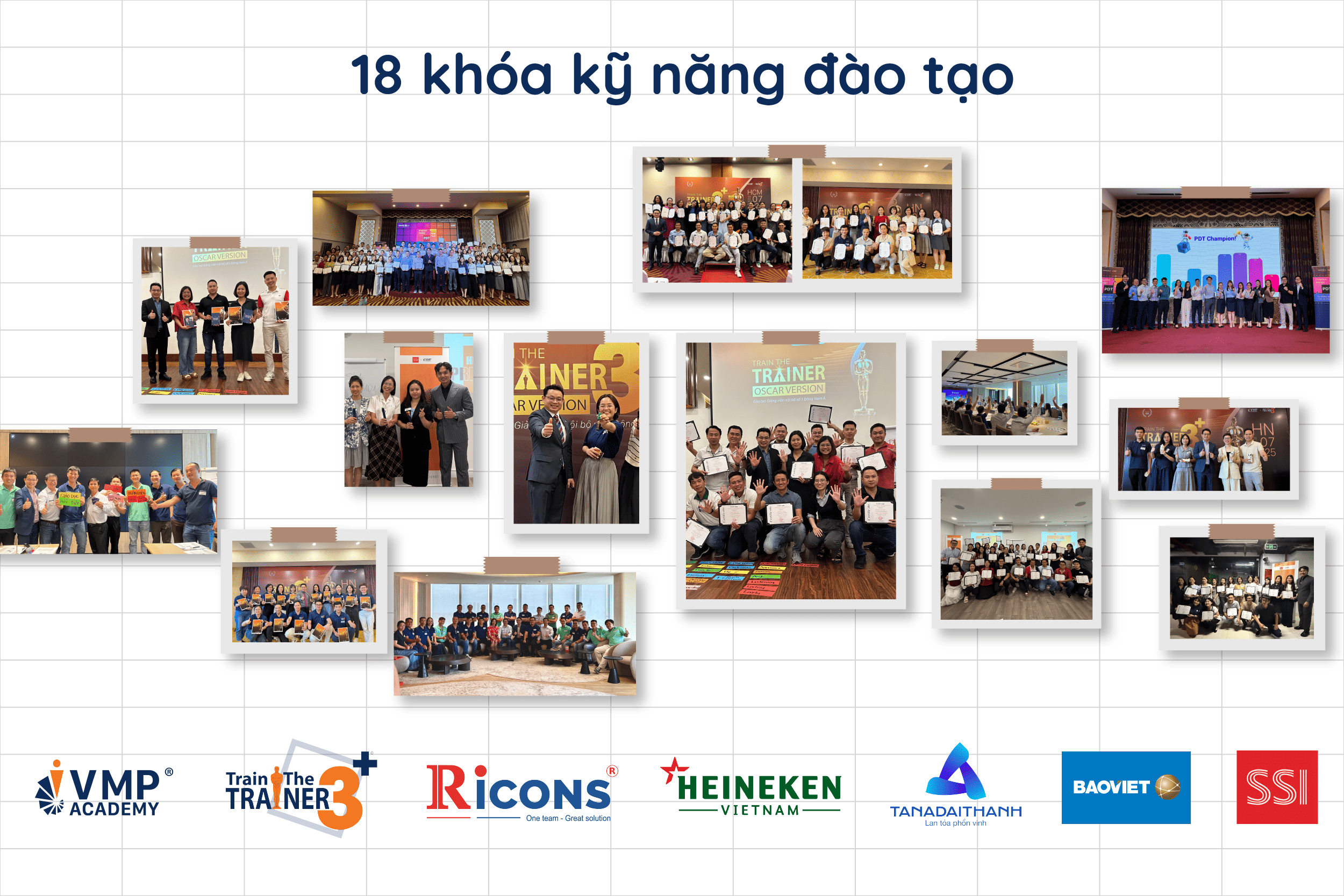 18 khóa kỹ năng đào tạo dành cho quản lý, Trainer, LnD nội bộ các doanh nghiệp. 18 khóa kỹ năng đào tạo dành cho quản lý, Trainer, LnD nội bộ các doanh nghiệp.