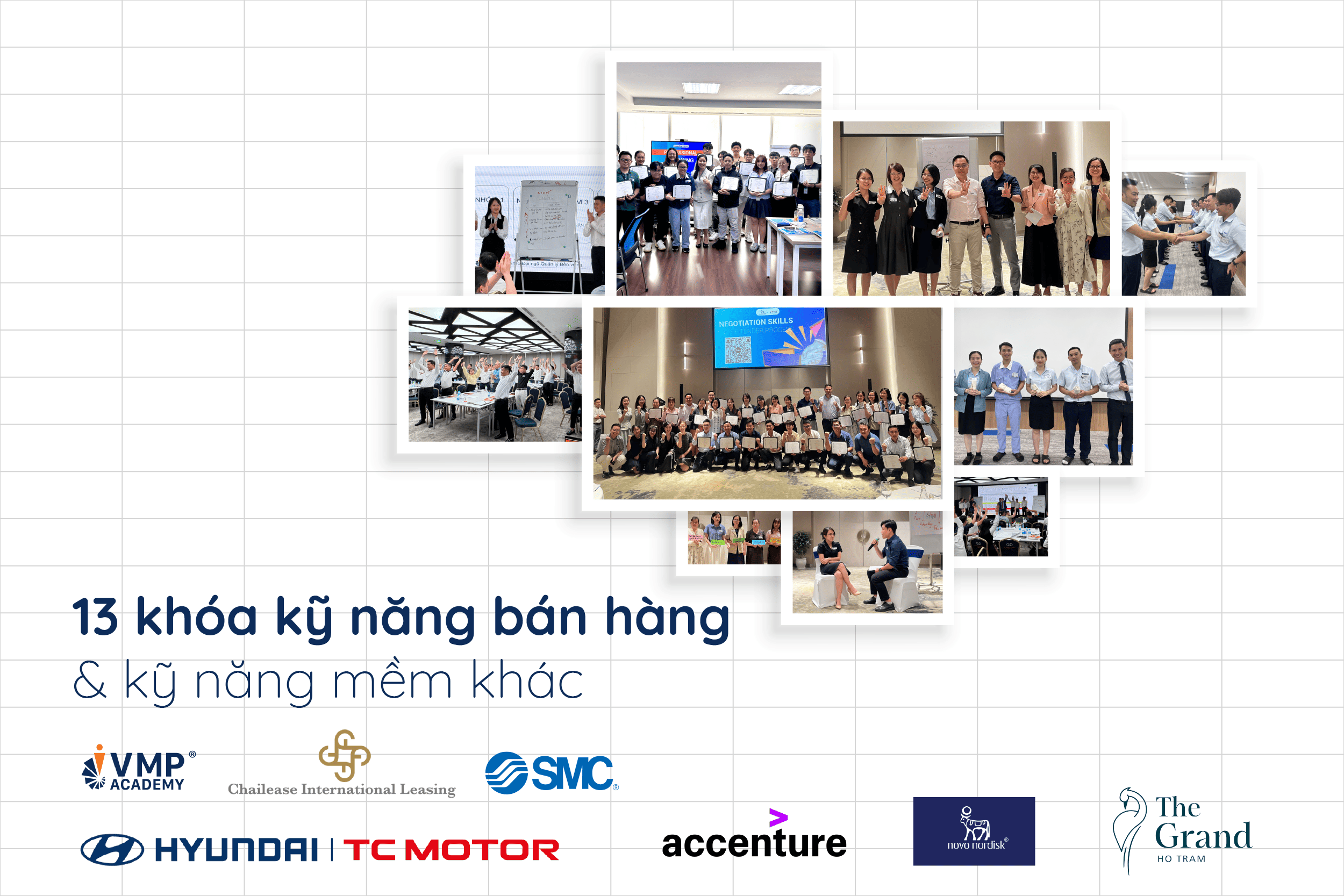 13 khóa kỹ năng bán hàng và kỹ năng mềm khác. 13 khóa kỹ năng bán hàng và kỹ năng mềm khác.