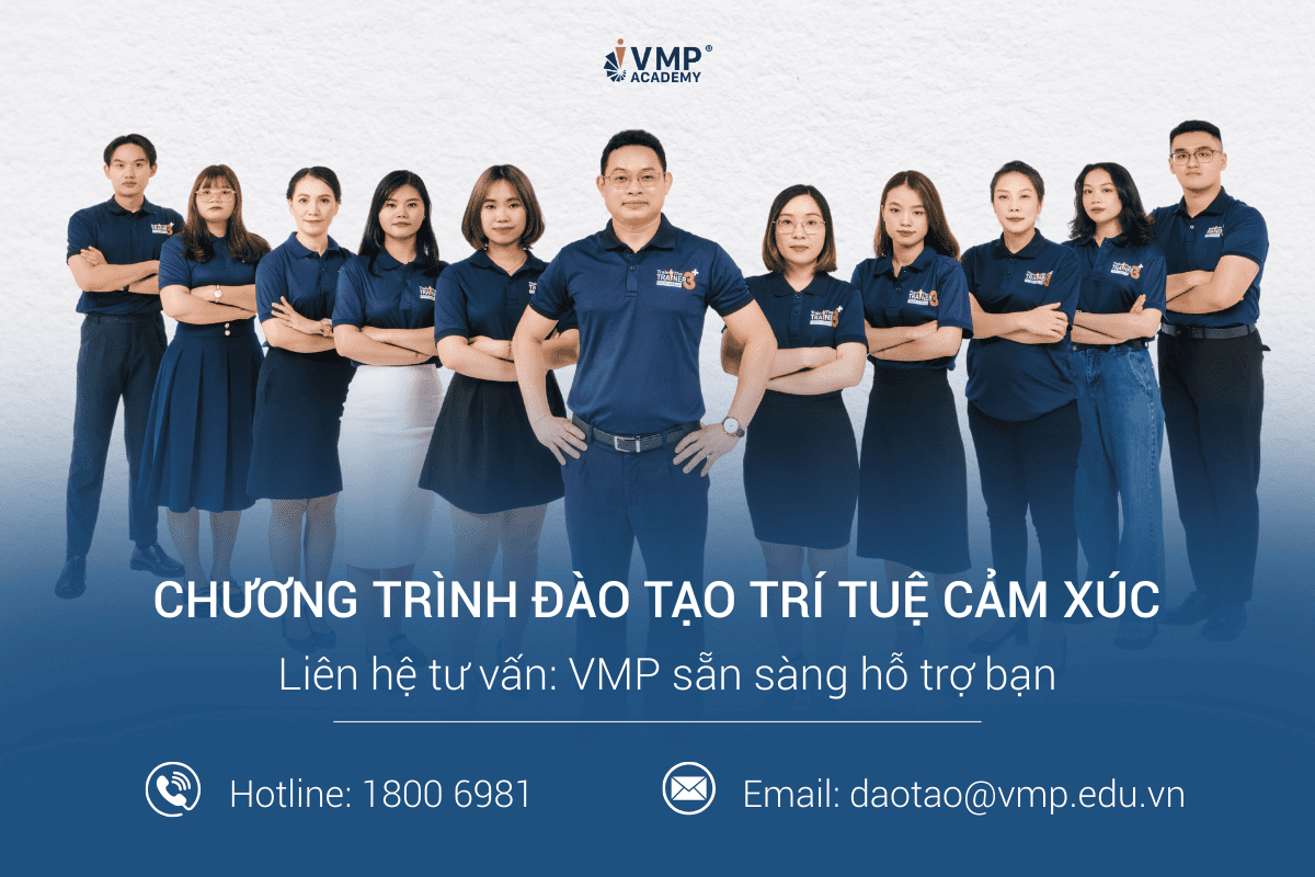 VMP - Đơn vị tổ chức chương trình trí tuệ cảm xúc trong công việc cho doanh nghiệp. VMP - Đơn vị tổ chức chương trình trí tuệ cảm xúc trong công việc cho doanh nghiệp.