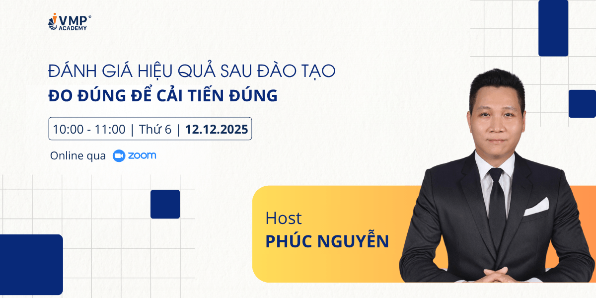 Webinar đánh giá hiệu quả đào tạo.