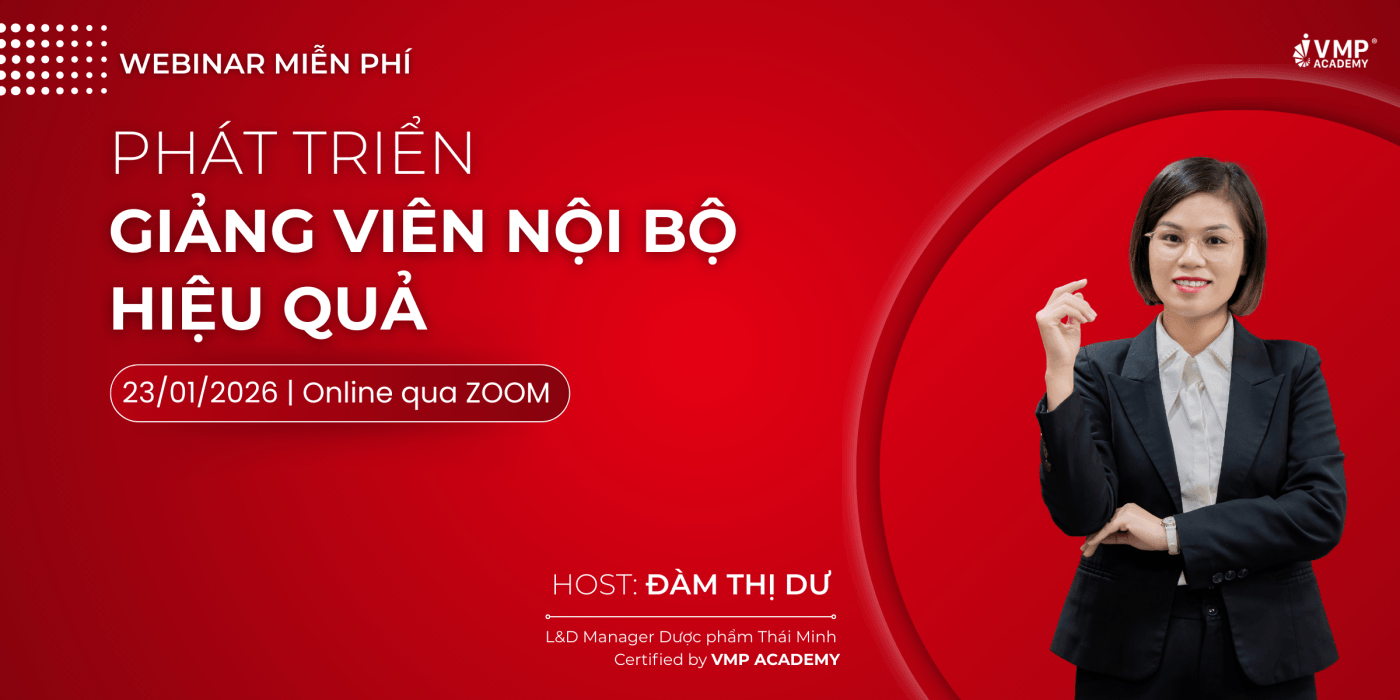 Webinar Phát triển giảng viên nội bộ hiệu quả
